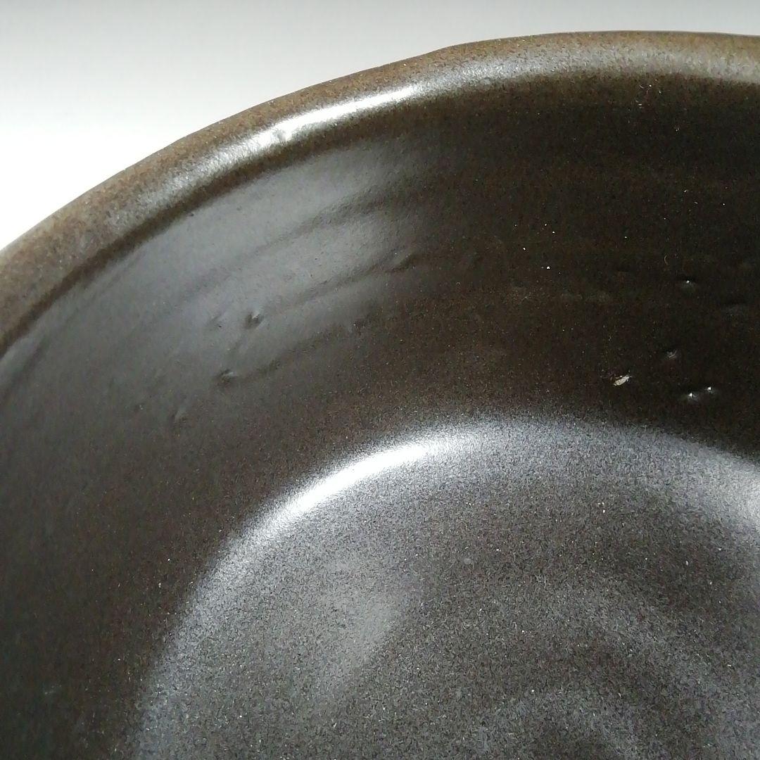 Ｗ１８　茶碗　『作山焼』『小池斉 造』　共箱　抹茶碗　茶道具