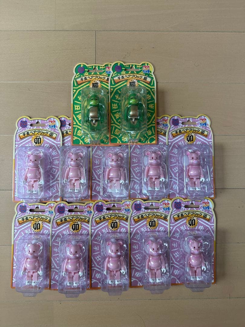 BE@RBRICK 干支 卯 / 辰 100％ 12体セット