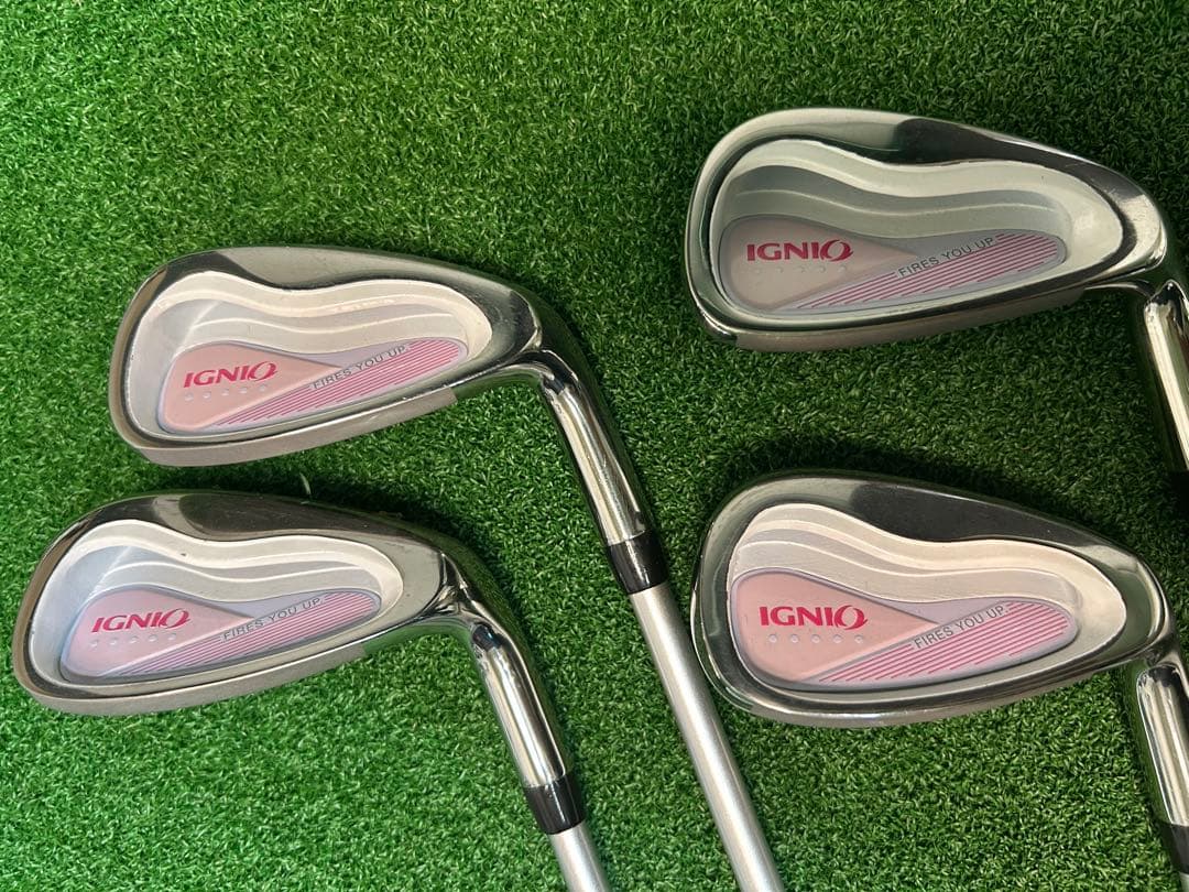 イグニオIGNIOレディース用ゴルフクラブセット☆初心者 7本セット