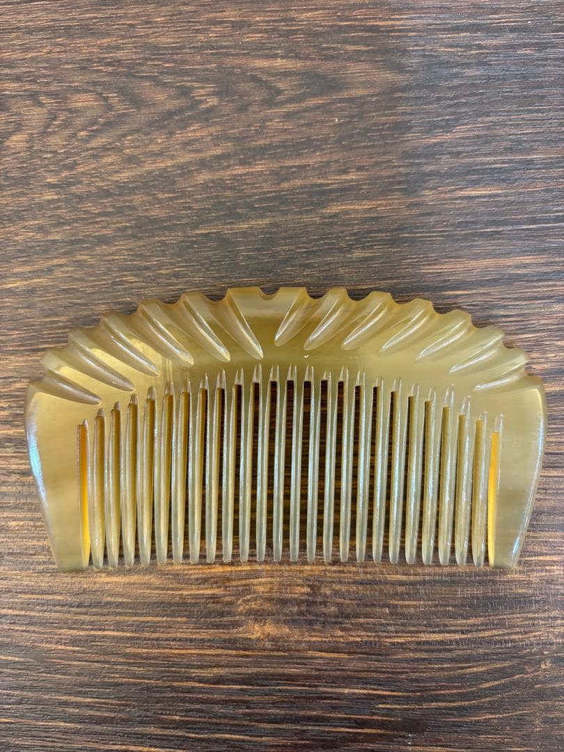シープホーンコームポケットタイプ　ナチュラルホーンコーム　天然角　羊角