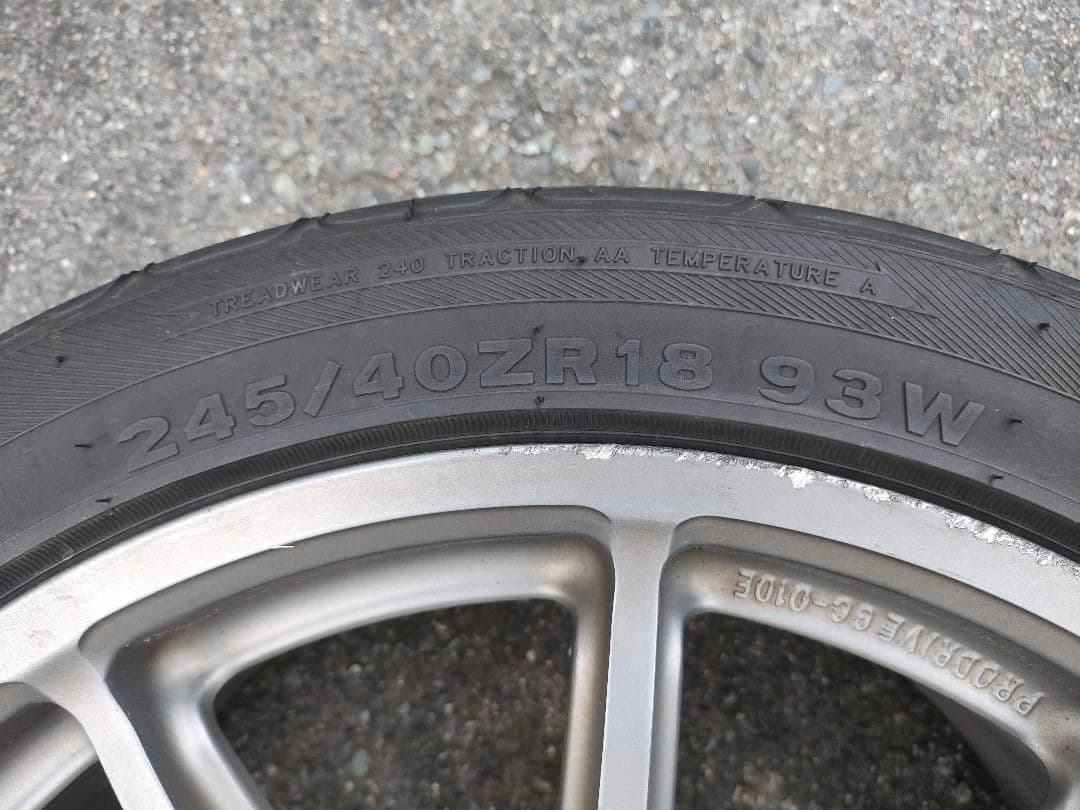 憂白 RAYZ prodrive GC-10E 18インチ 4本セット