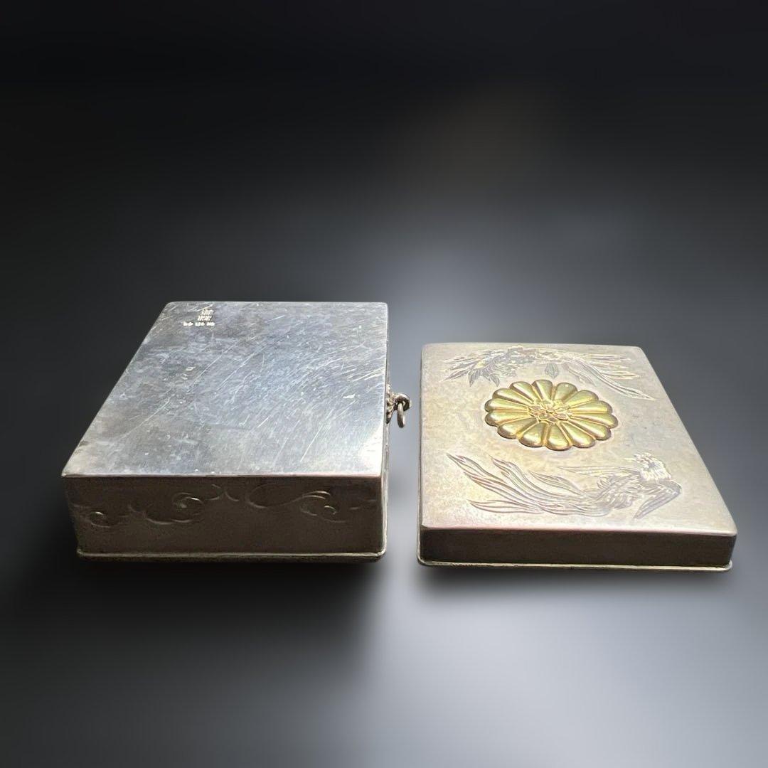 天皇御下賜品　純銀十四葉菊紋ボンボニエール　54g 東Y7-1027☆1F