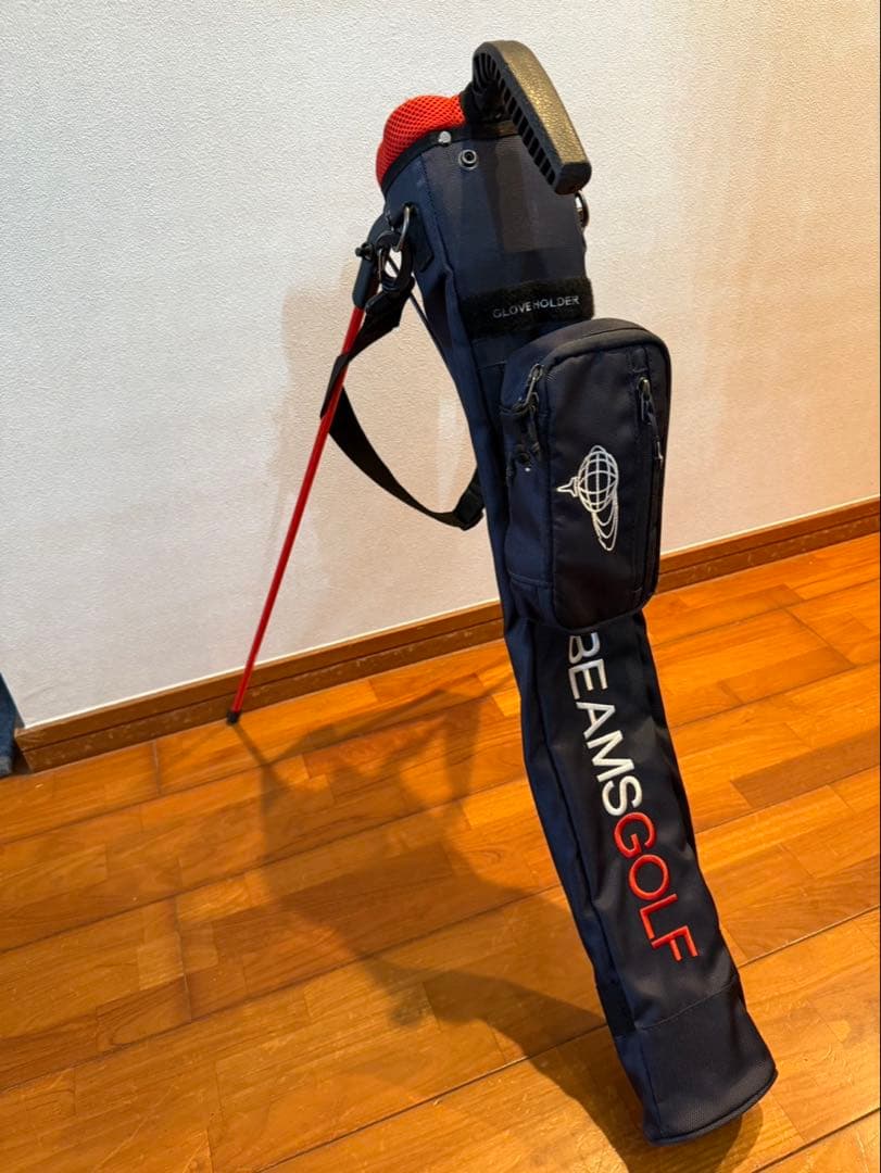 BEAMS GOLF スタンドバッグ ネイビー セルフスタンド