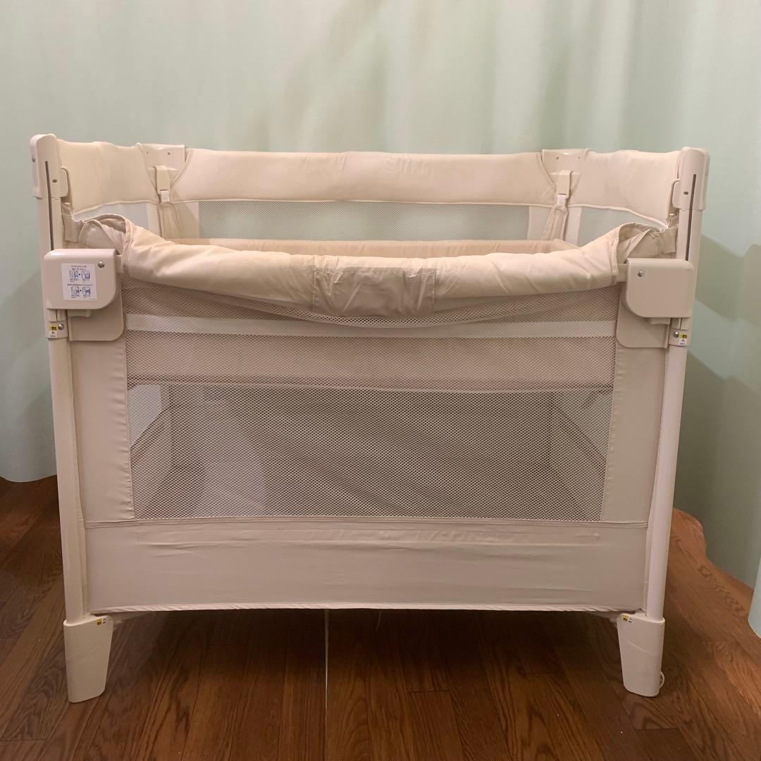 ☆美品☆【Aprica】アップリカ ココネルエアー ベビーベッド 折りたたみ