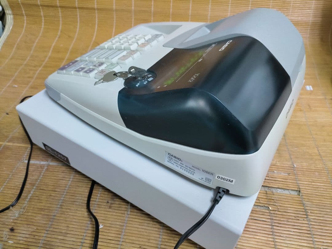 カシオレジスター　106ER　簡単便利特殊　送料込　925666