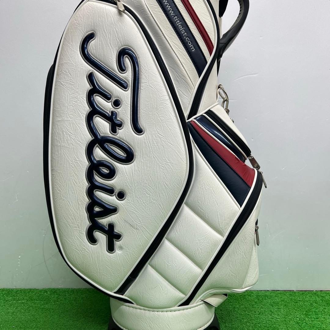 タイトリスト　titleist キャディーバック　8インチ　ホワイト　メンズ