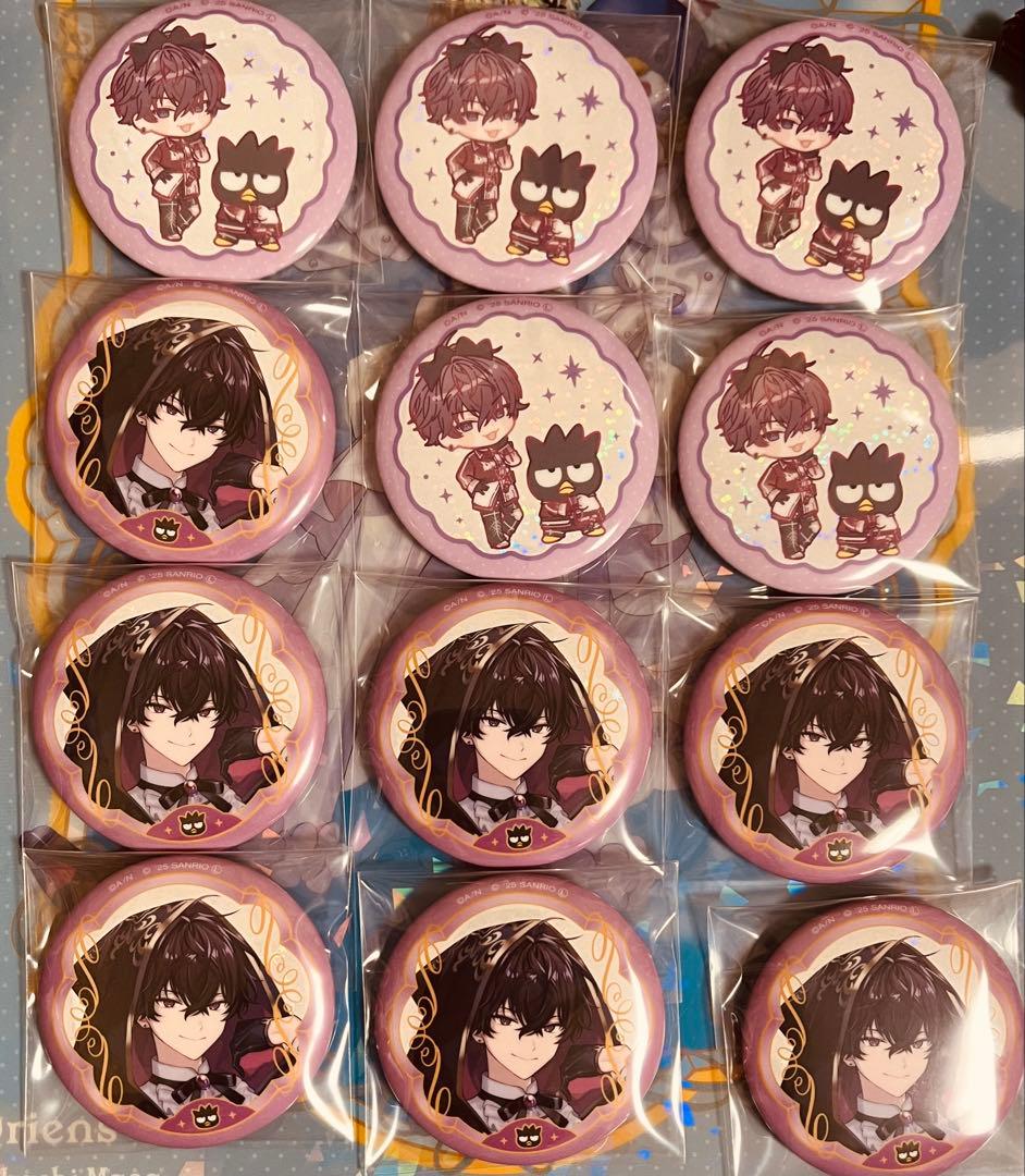 佐伯イッテツ サンリオコラボ 缶バッチ