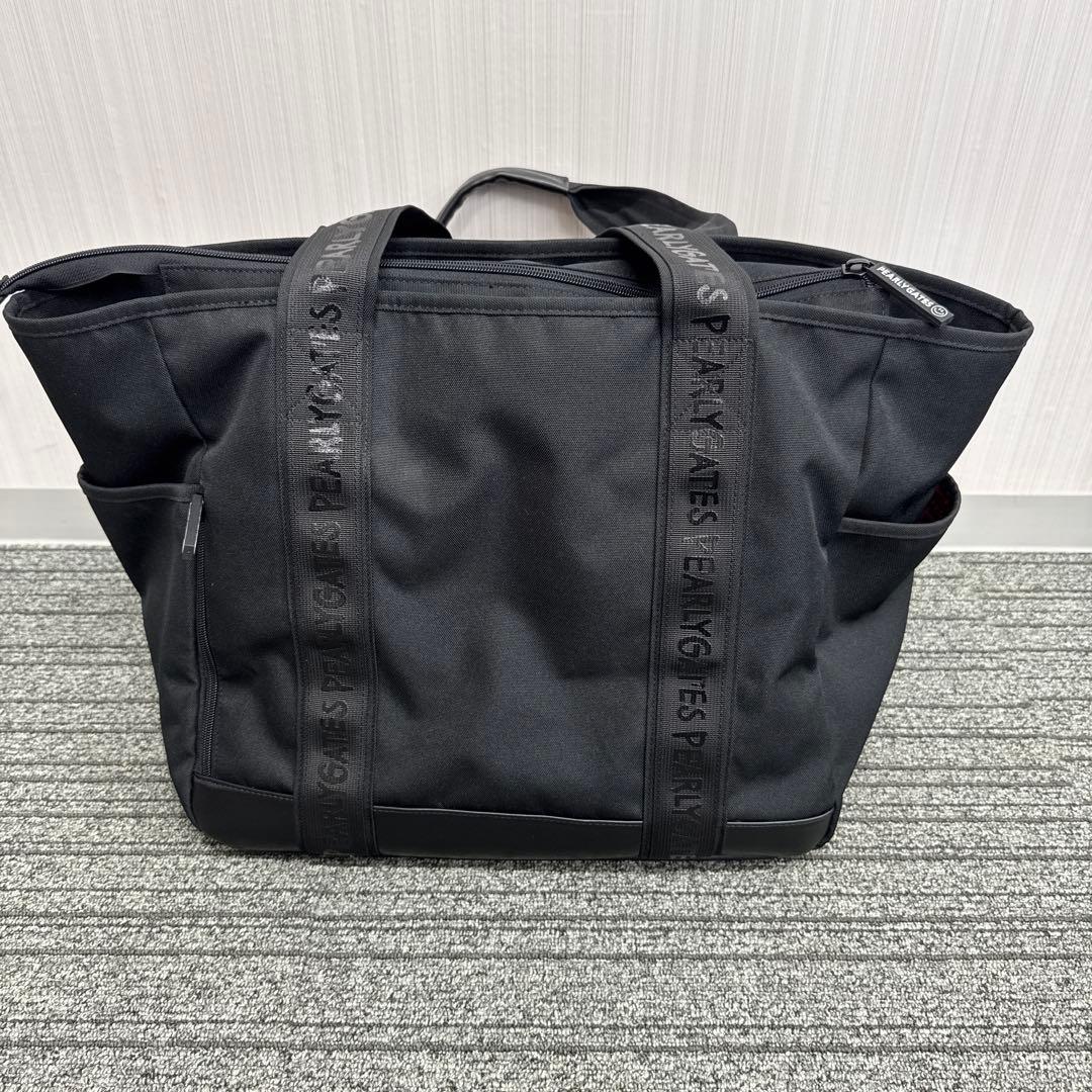 パーリーゲイツ　キャディバッグ 12点セット　ブラック×ピンク