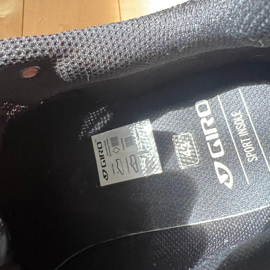 GIRO RUMBLE VR 43 黒 ビンディングシューズ SPDクリート付