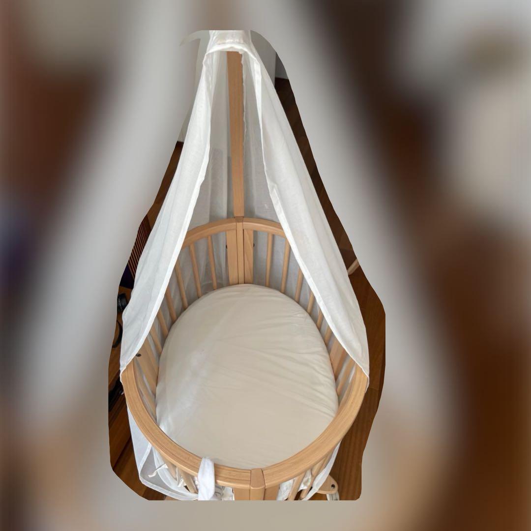 ストッケ スリーピー ミニ + ベッドエクステンションセット+マットレスセット