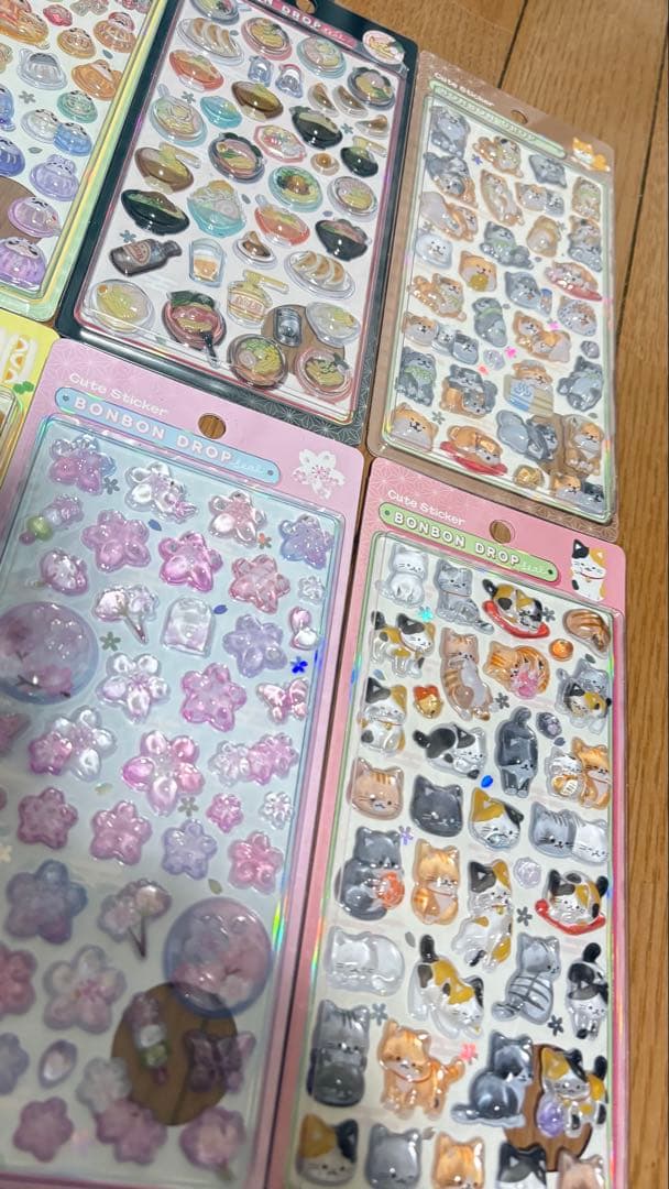 未開封【国内正規品】新作和柄第2弾ボンボンドロップシール8枚コンプリートセット