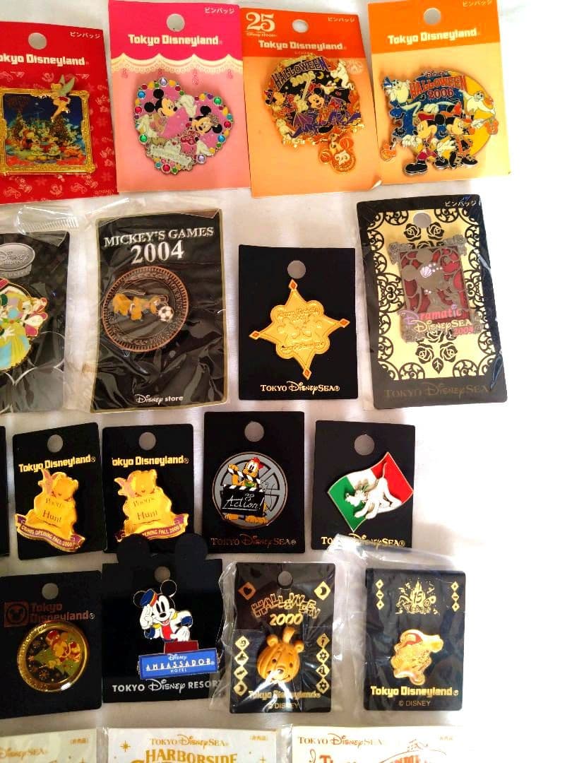 ディズニーピンバッジ 98個 未使用保管品