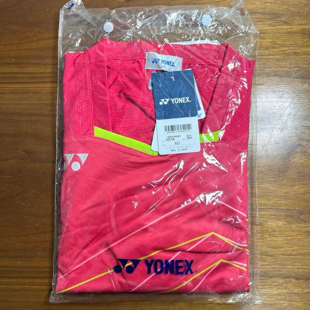 ヨネックス メンズシャツ　日本代表モデル 12119 XOサイズ タグ付き