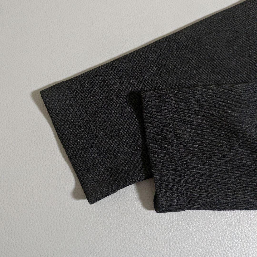 自由区／25SS 洗える UVカット ファンクショナルカーディガン ブラック 黒