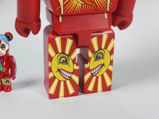 現代美術 田名網敬一『100% & 400%MEDICOM TOY赤』0127B