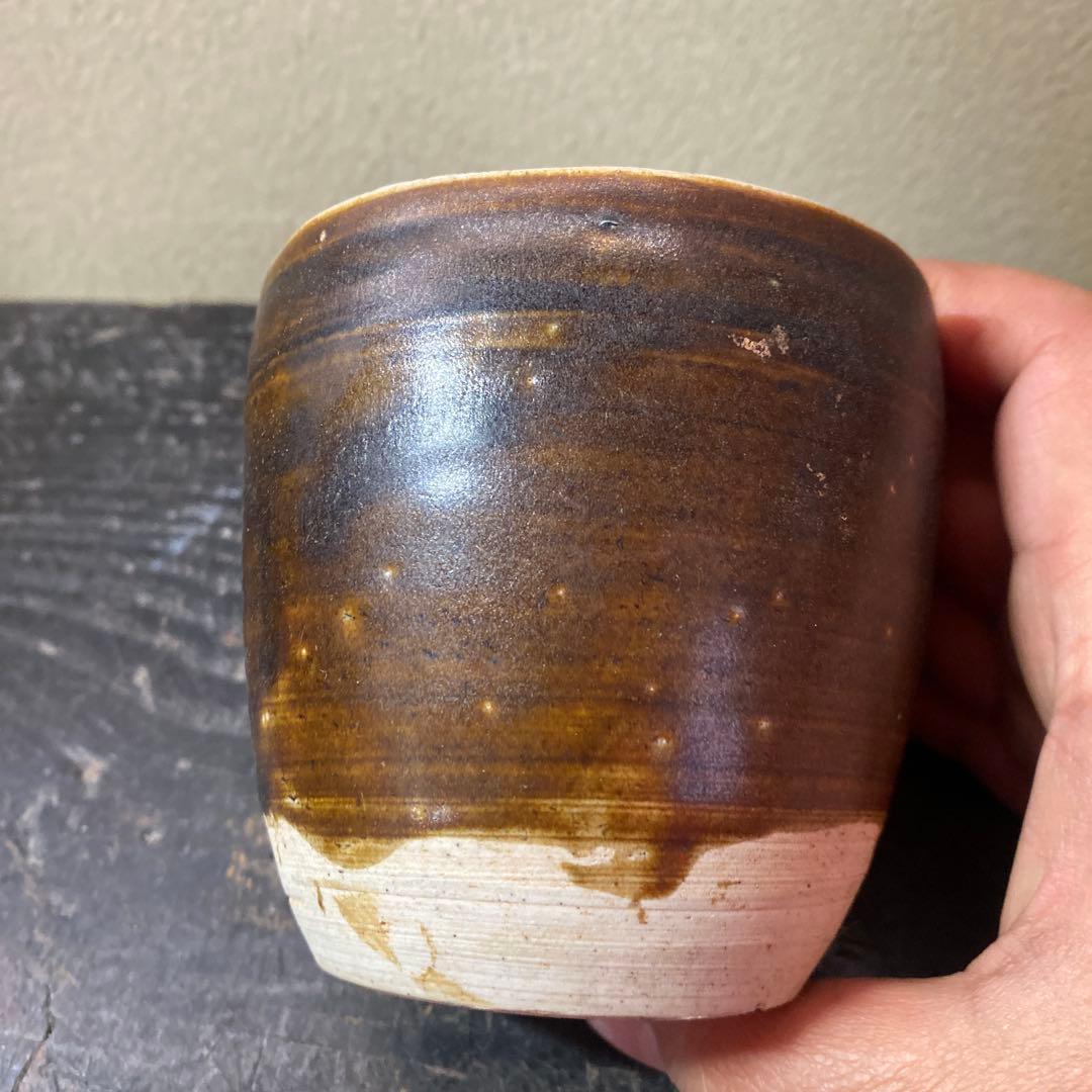 中国宗代　褐釉蓋物【桐箱付】