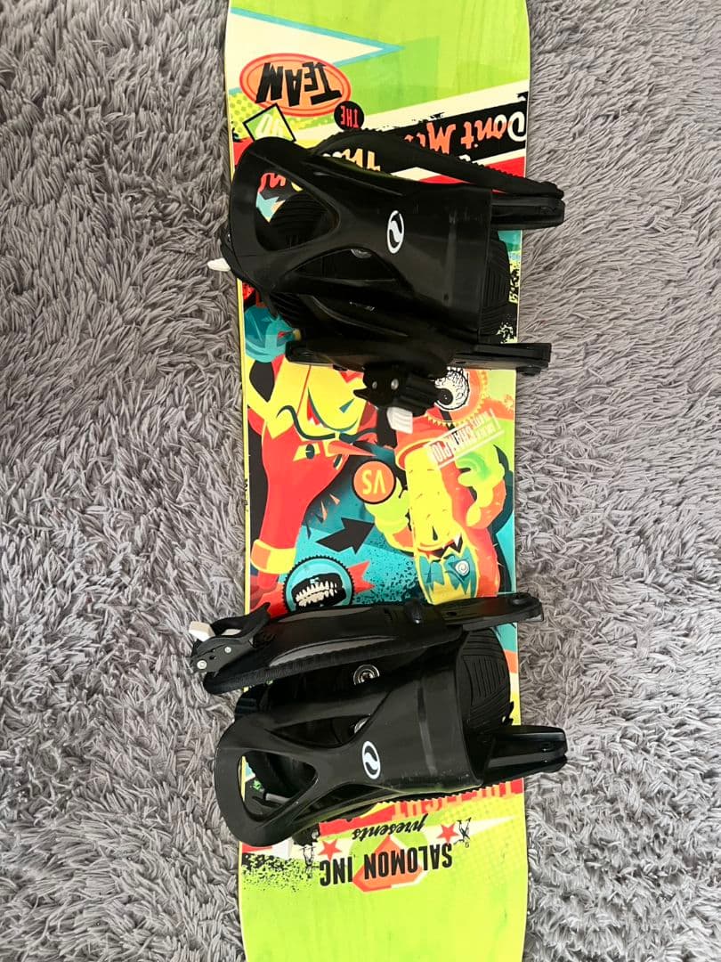 Salomon スノーボードキッズ90cm バインディングセット