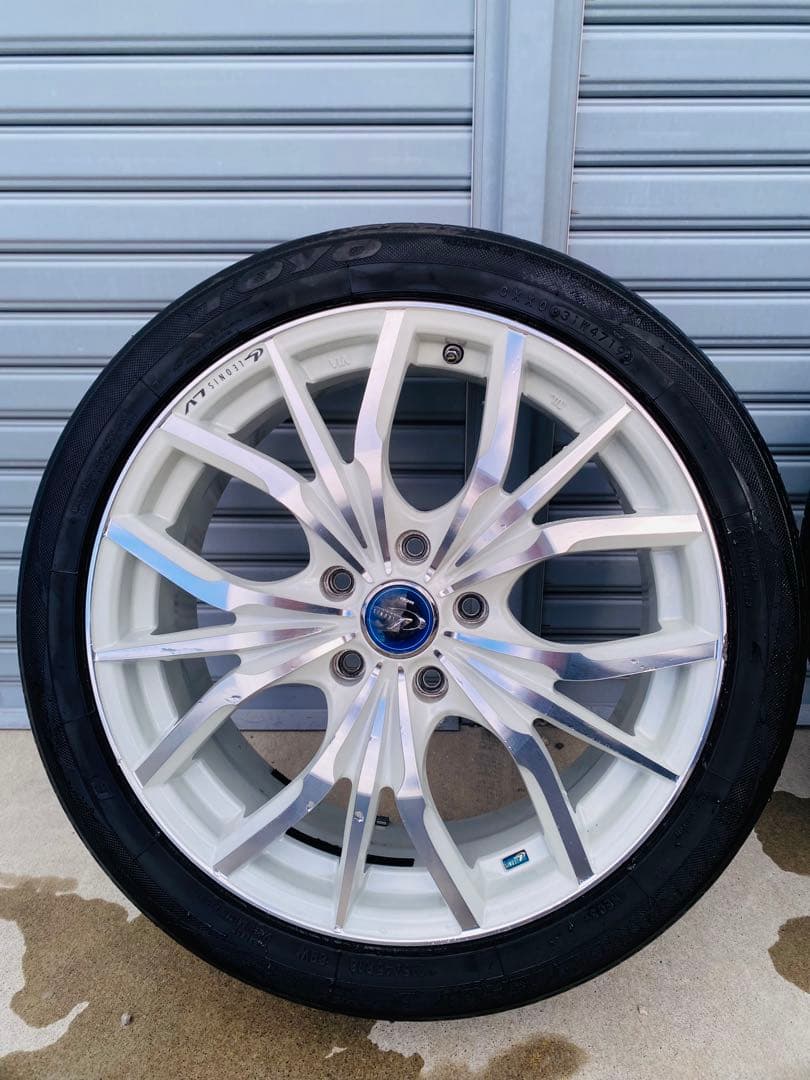 ちゃーちゃん 専用　18インチ　レオニスLV ホワイト&ポリッシュ