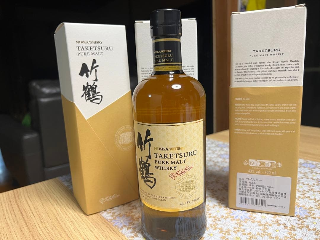 竹鶴 ピュアモルト (ノンエイジ) 700ml 逆輸入品