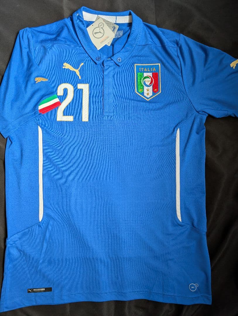 【新品タグ付き】イタリア代表/ピルロ/ホーム/2014W杯モデル