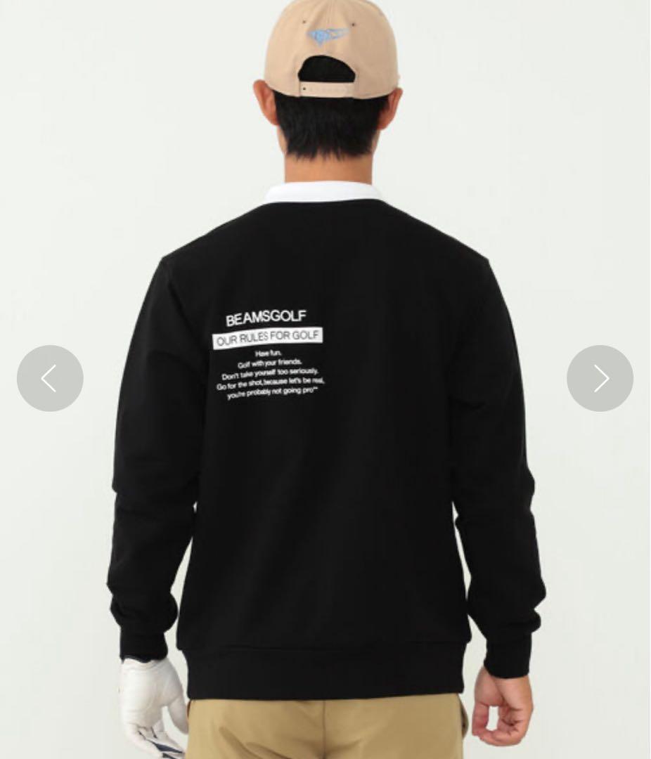 新品・未使用　BEAMS GOLF トリックカラー スウェット シャツL