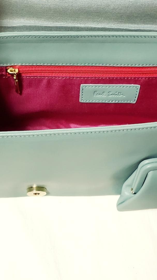 Paul Smith ミントグリーン ハンドバッグ　パーティー　結婚式