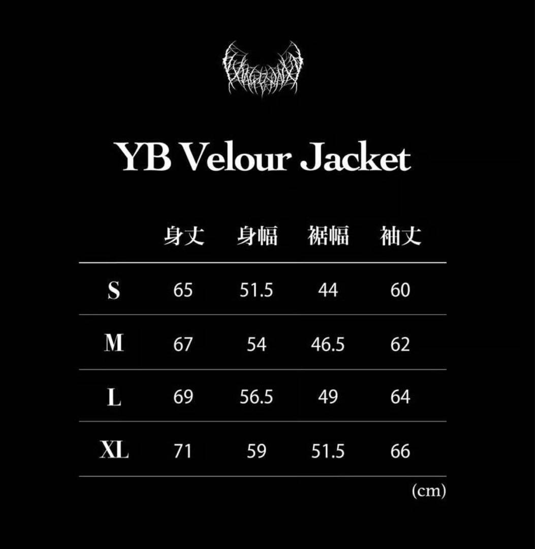 YB Velour Jacket White ベロア ジャケット ホワイト