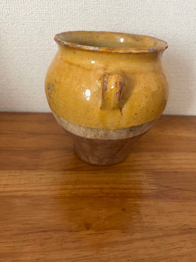 フランスアンティーク　南仏のポット　壺