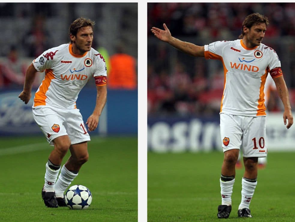 ASローマ フランチェスコトッティ ユニフォーム 長袖 正規品L