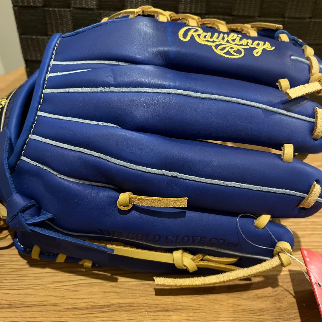 新品 値下げ中軟式少年用ローリングスJr.ハイパーテック インディゴ 左投げ