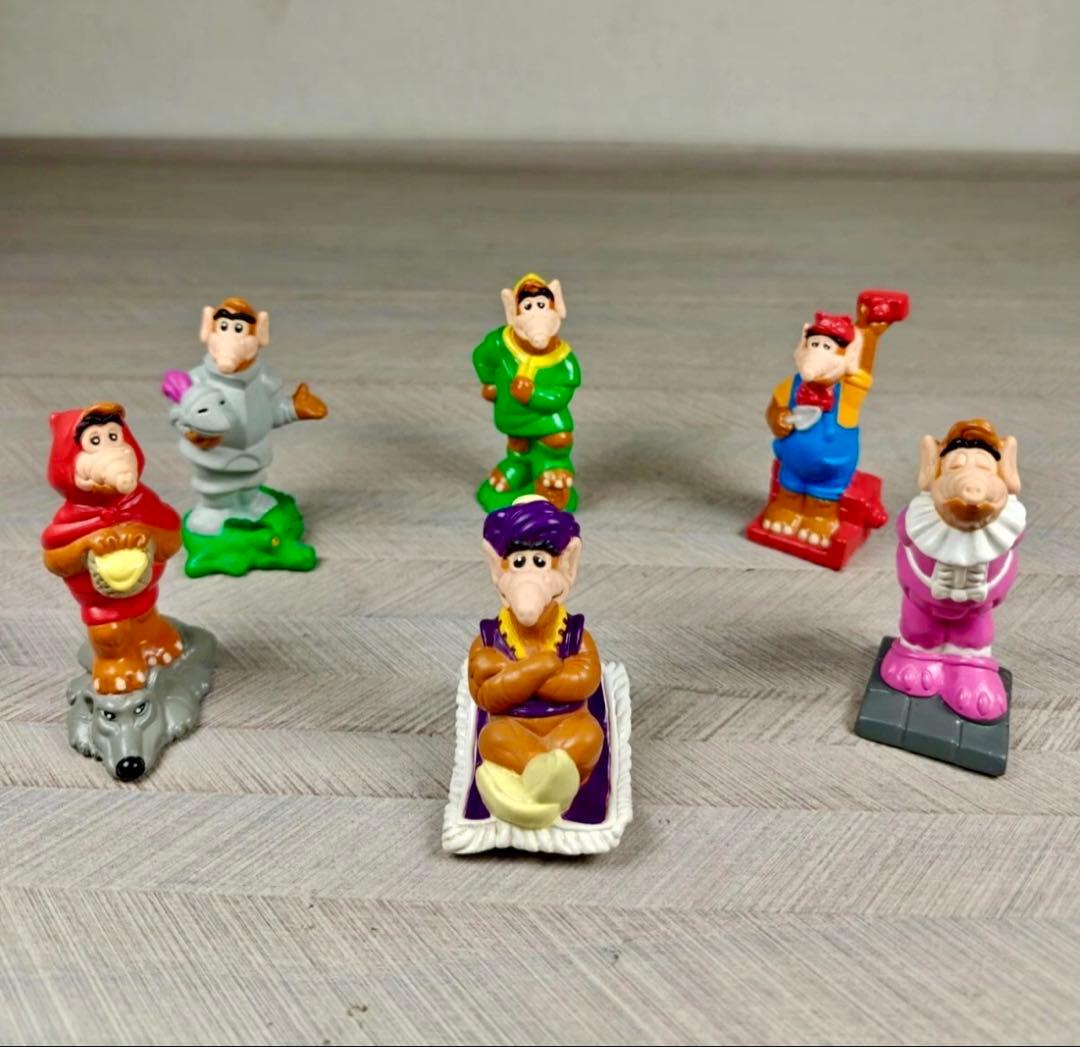 ALF Tales ウェンディーズミールトイ アルフ フィギュア6種ヴィンテージ