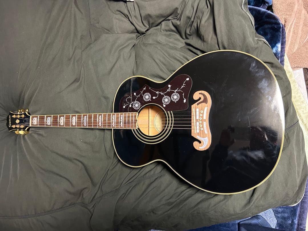 エピフォン　EPIPHONE by Gibson EJ-200 BK ギター