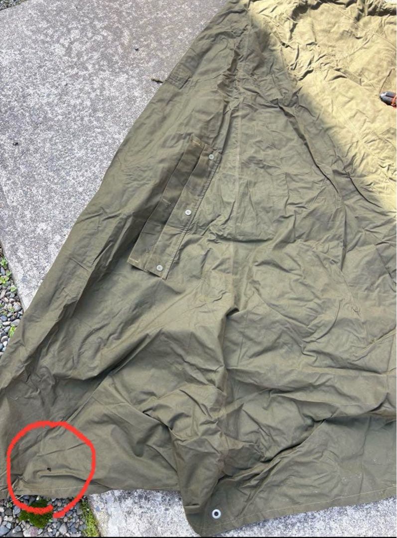 ポーランド軍幕　ポンチョテントサイズ２ 170-180