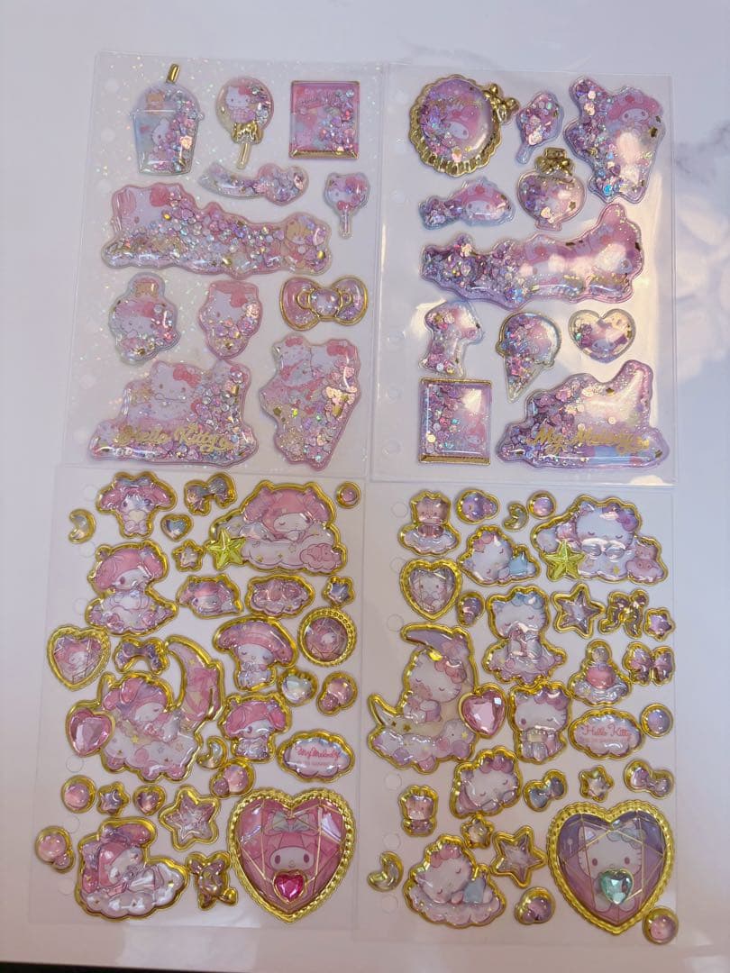 マイメロディ ハローキティ シール帳完成品♡