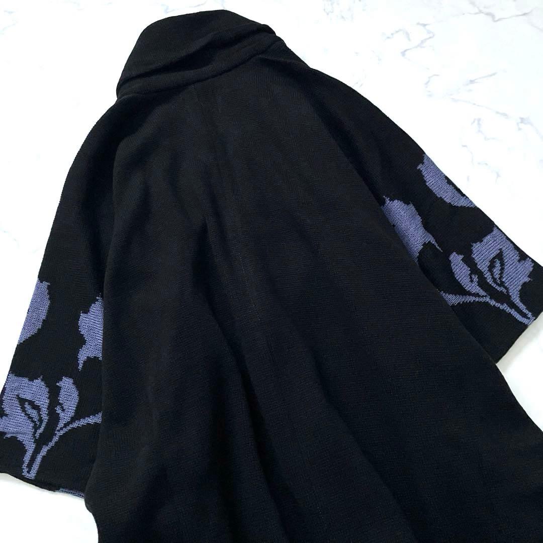 新品✨ 倭物やカヤ　蔦かずら羽織 ビッグシルエットニットカーディガン　花柄　着物