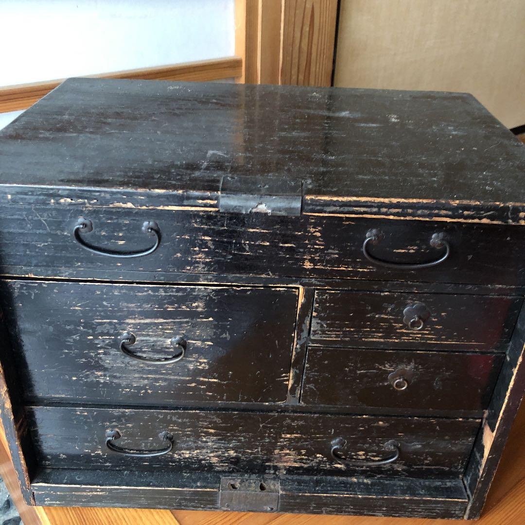 アンティーク レトロ 小箪笥箱
