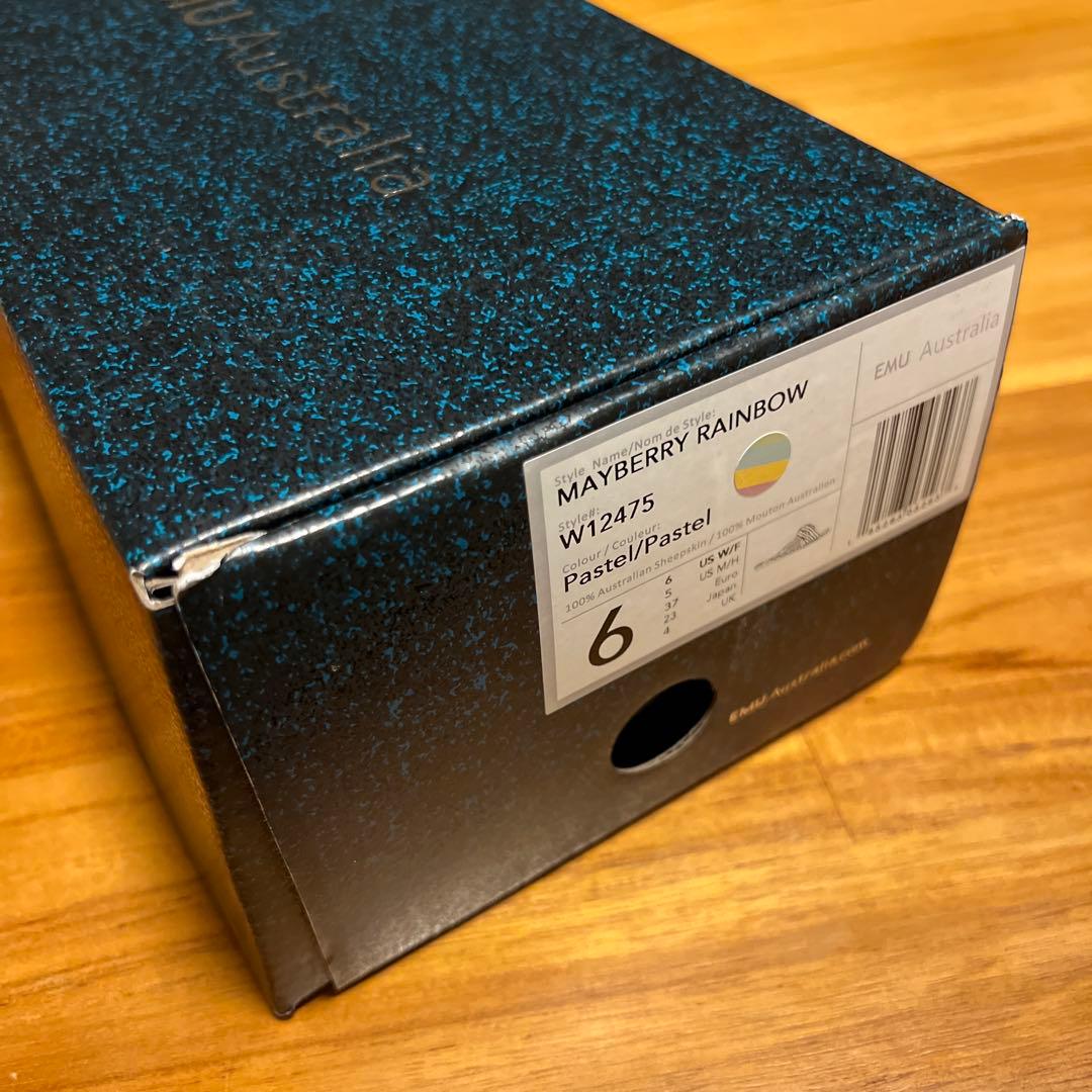 EMU Australia ムートン サンダル レインボー スリッパ