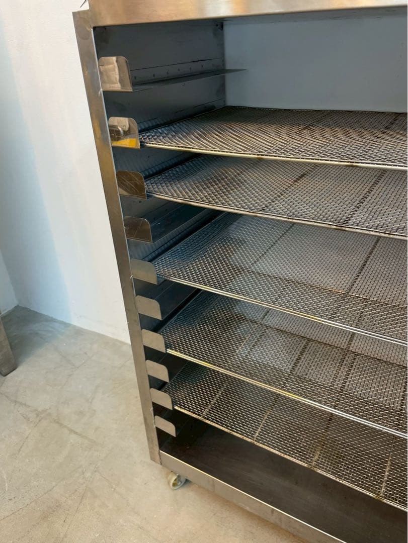 ステンレス トレイラック 網棚5段 ワゴン 什器 インダストリアル 収納