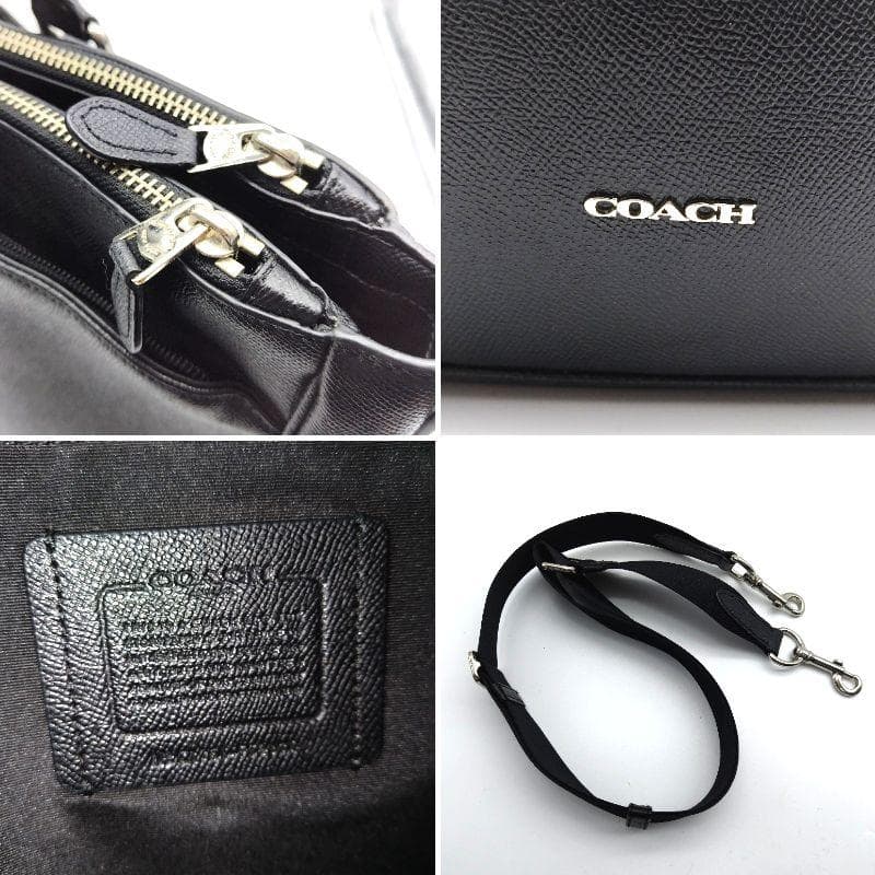 コーチ ビジネスバッグ 2way ブラック メトロポリタン 本革 大容量 肩掛け