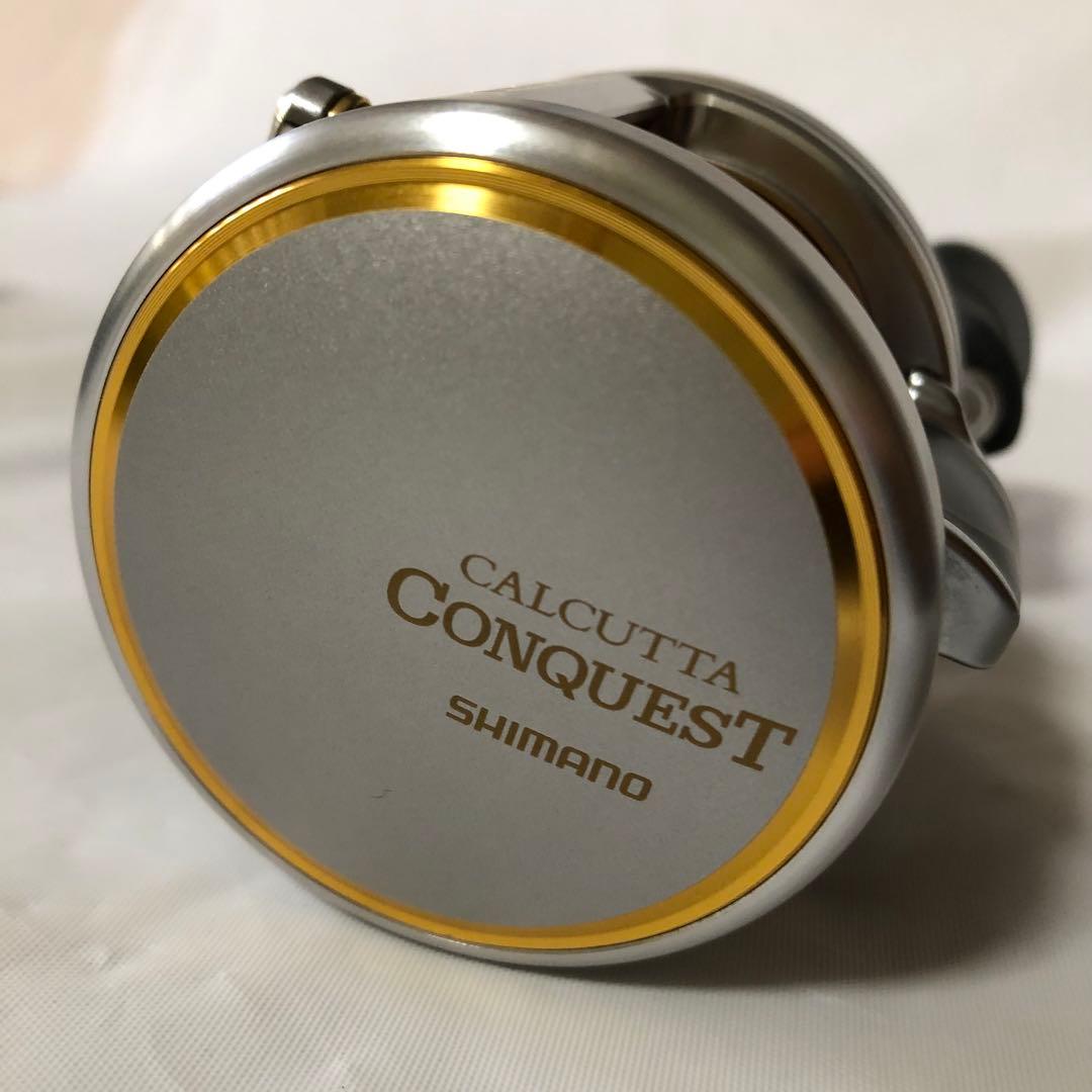 極美品　シマノ　10オシアカルカッタコンクエスト200 JHG リール　付属品付