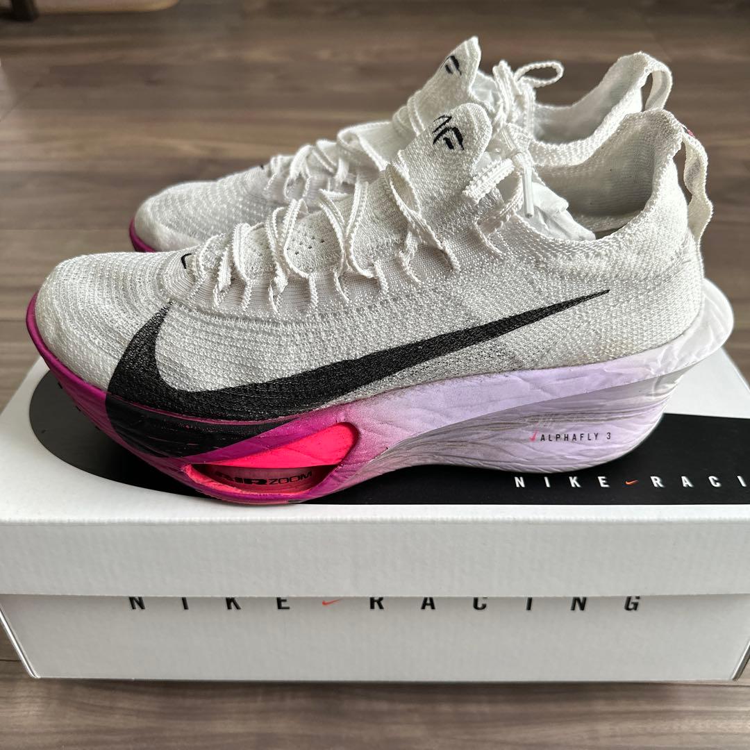 ２７.０アルファフライ3 中古 フルマラソン２回使用。