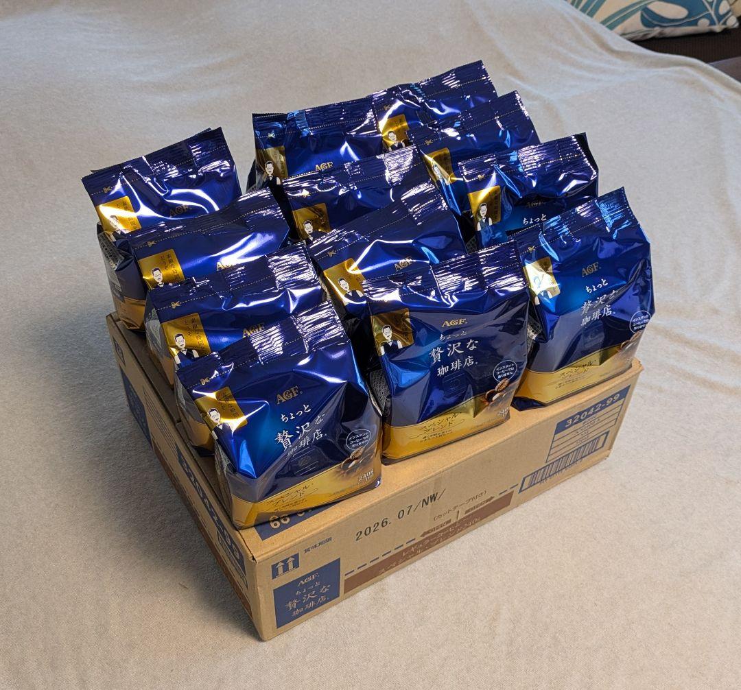 AGF ちょっと贅沢な珈琲店 スペシャルブレンド 240g 12袋入り