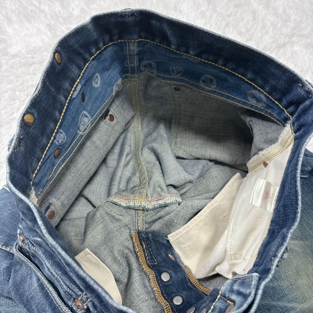 【入手困難】桃太郎ジーンズ 銅丹レーベル インディゴデニム 30 藍布屋