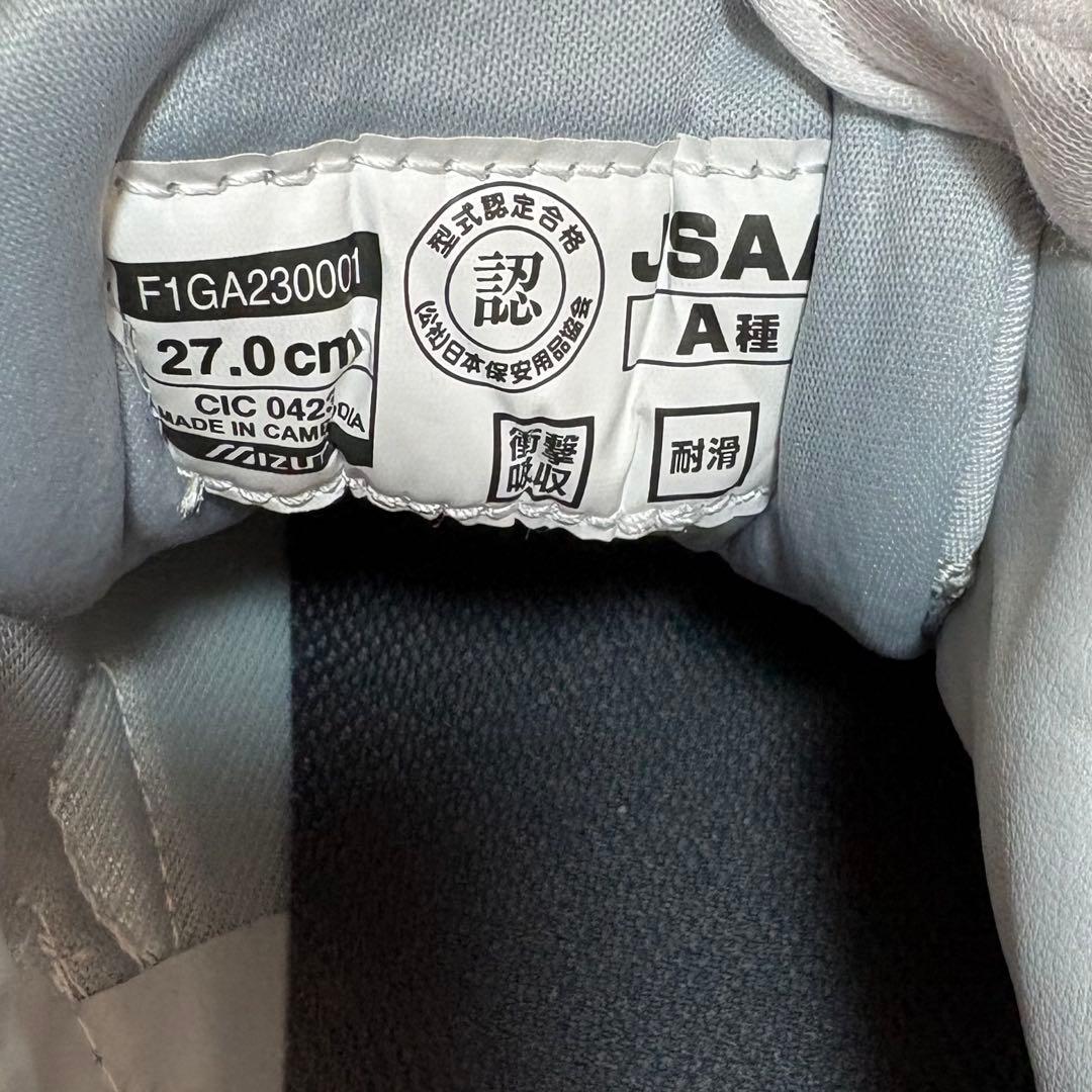 ミズノ オールマイティTDII11L 紐(ワーキング) シューズ 27cm