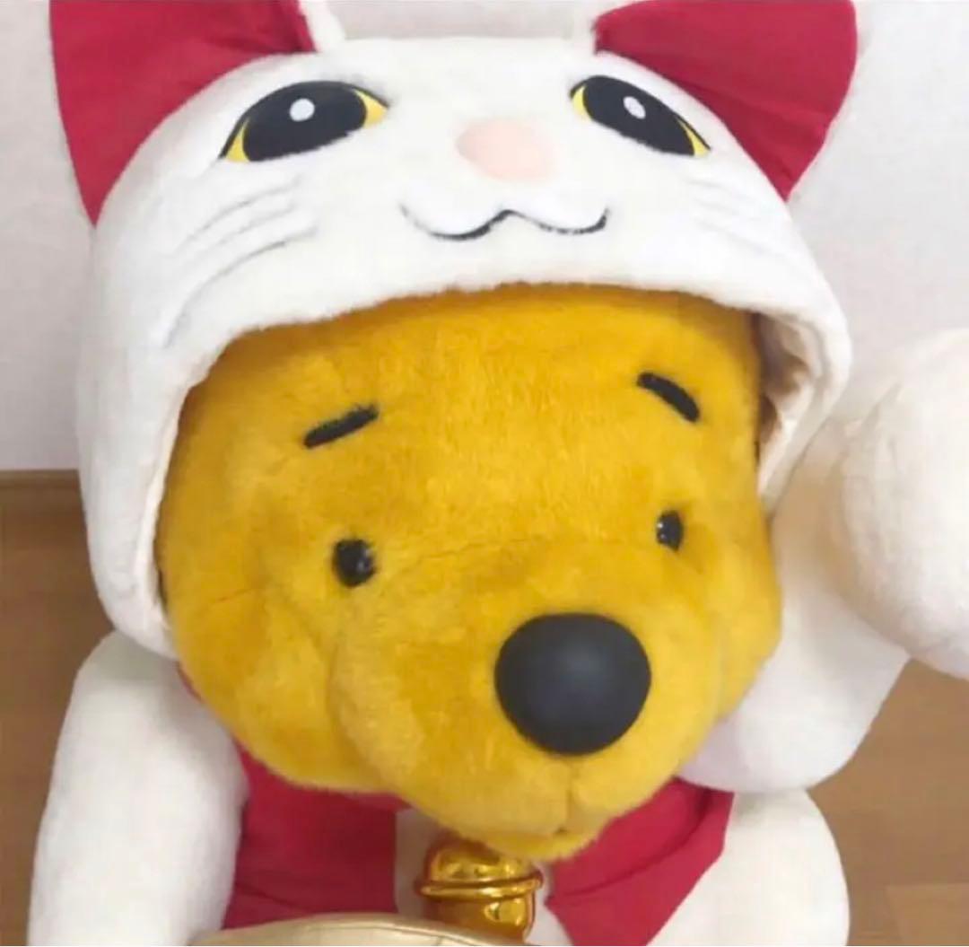 24時間以内!めっちゃ特大プーさんディズニーストア公式 千客万来 商売繁盛 福