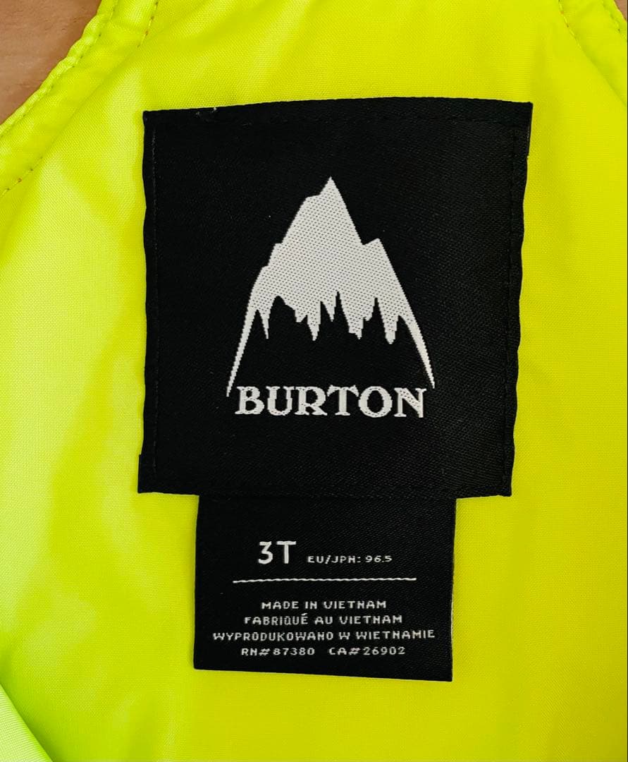 BURTON バートン スノーボード ウェア 上下セット 3T キッズ 子供用