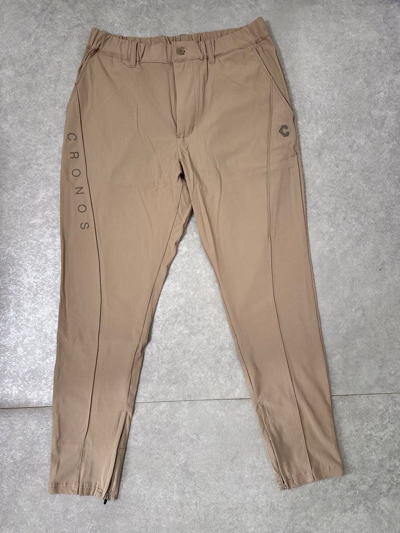 【新品タグ付】CRONOS クロノス ロングパンツ XXL ベージュ
