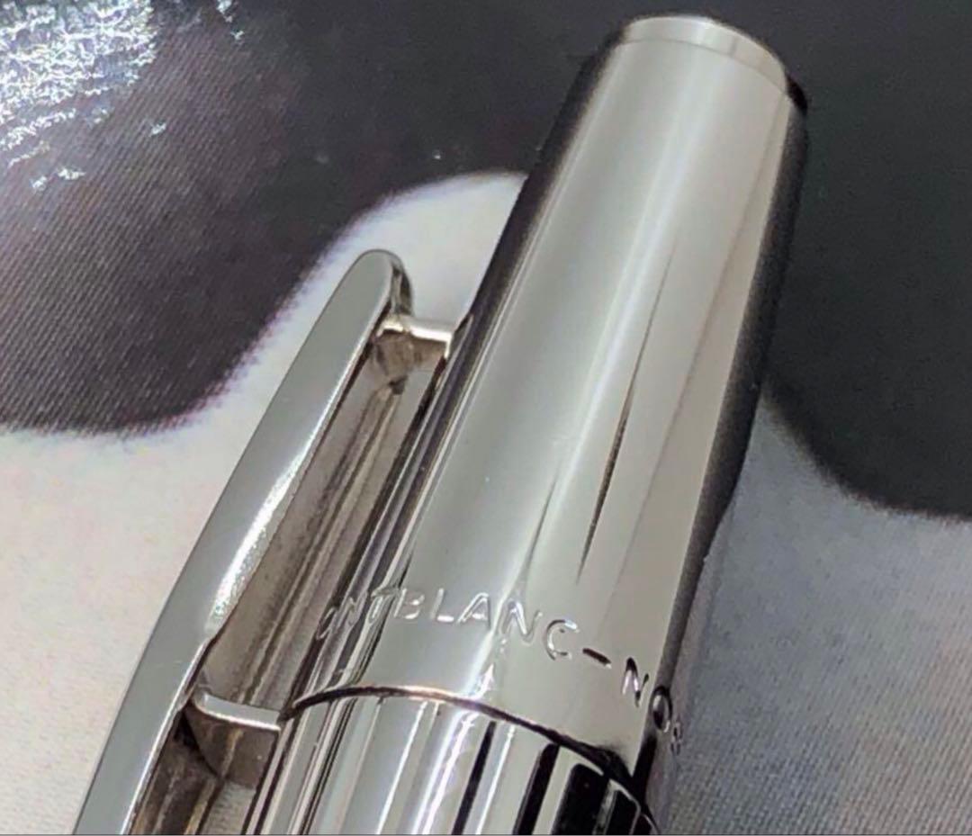 ⭐️金運アップ頂点の総プラチナ張り⭐️No1957レアな初期型S&S⭐️モンブラン社⭐️