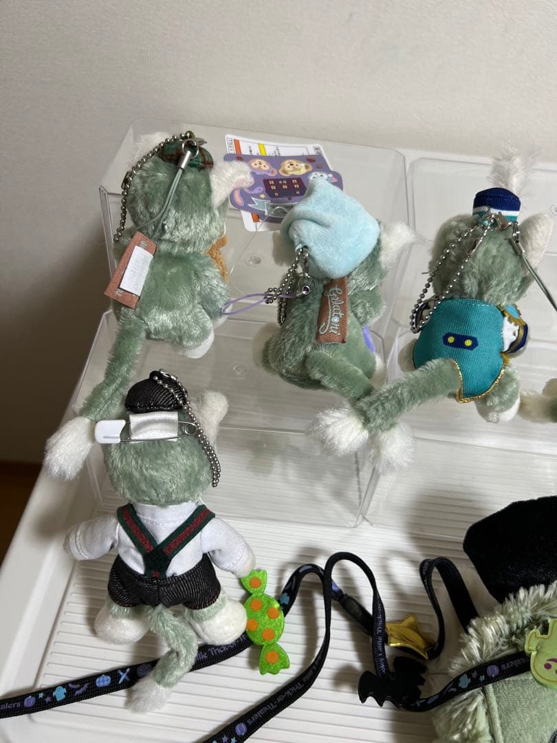 ジェラトーニのぬいぐるみストラップ、ぬいぐるみポーチ（ハロウィン）