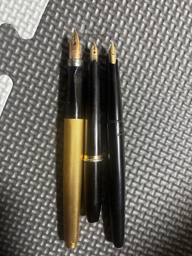 【格安！】万年筆14k×2、k14×1本の計3本セット。　ジャンク品